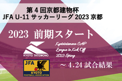 第4回「京都建物杯」JFA U-11 サッカーリーグ京都　結果表