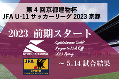 第4回「京都建物杯」JFA U-11 サッカーリーグ京都　結果表